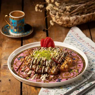 Bitter Çikolatalı Waffle