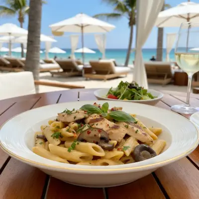 Mantarlı Tavuklu Penne